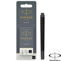 1950402 Черные картриджи с чернилами Parker (Паркер) Long Black ink 5 шт в блистере